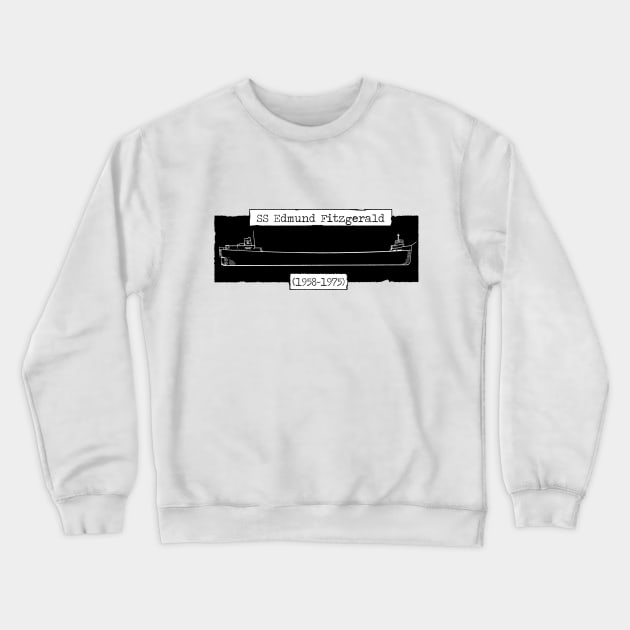 The SS Edmund Fitzgerald Crewneck Sweatshirt by dragonrise_studio